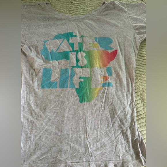 Light purple water is life public library short sleeve t shirt size small - Picture 3 of 10